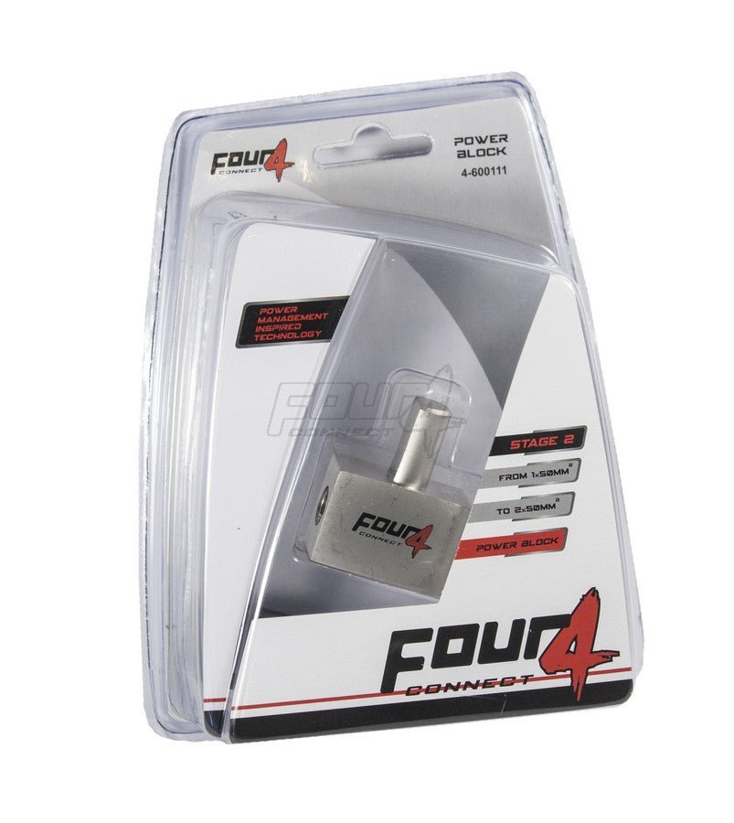 FOUR Connect 4 - 600111 terminal block 50/2x50 mm2 - Audiokauppa.fi