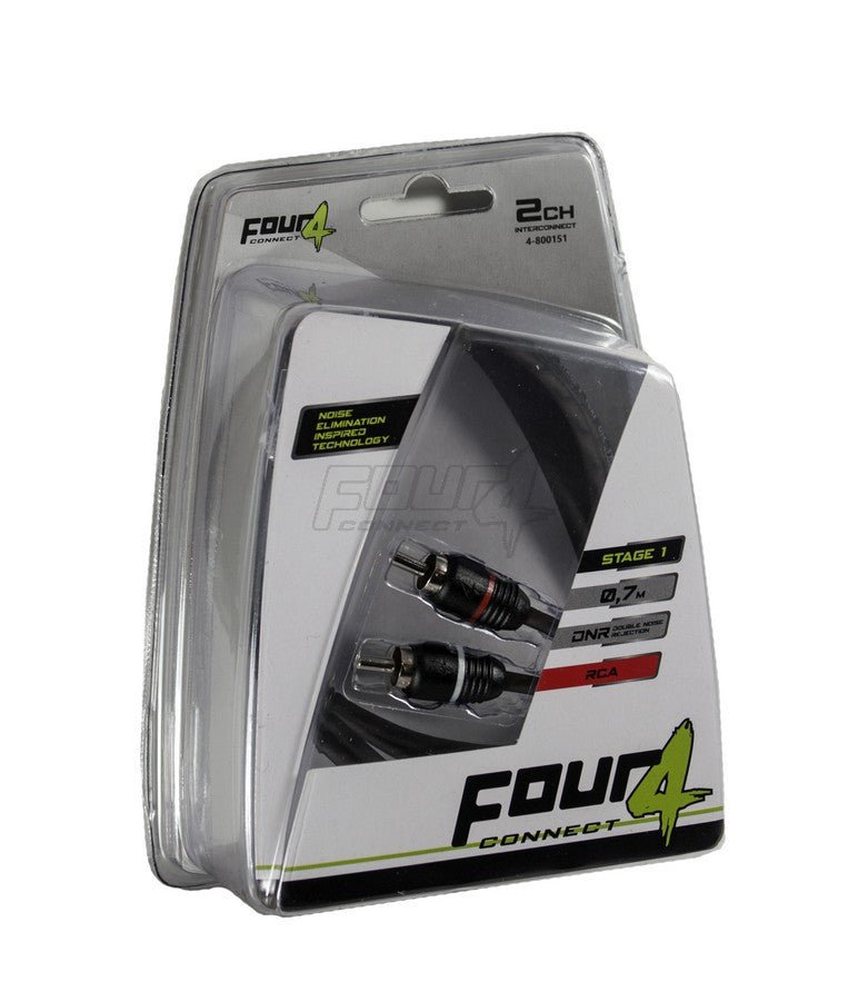 FOUR Connect 4 - 800151 STAGE1 RCA - kaapeli 0.75m - Audiokauppa.fi