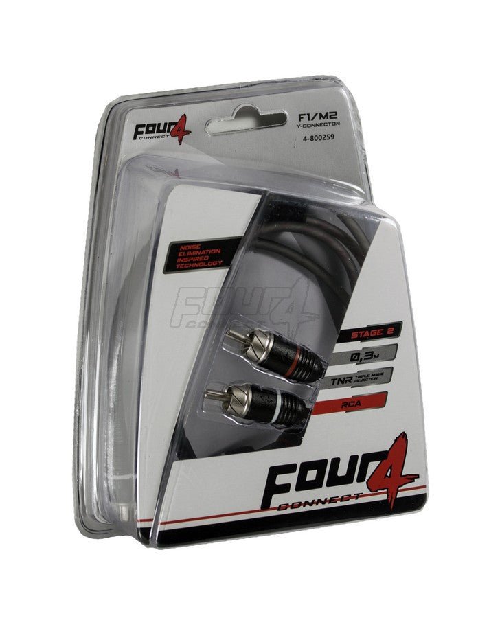 FOUR Connect 4 - 800259 STAGE2 RCA - haaroitin 1F - 2M - Audiokauppa.fi