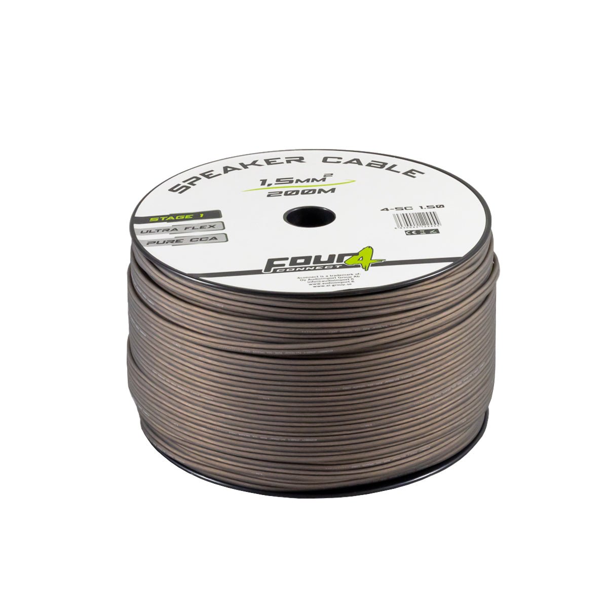 FOUR Connect 4 - SC1.50 Kaiutinkaapeli 1.5mm2 OFCA 200m - Audiokauppa.fi