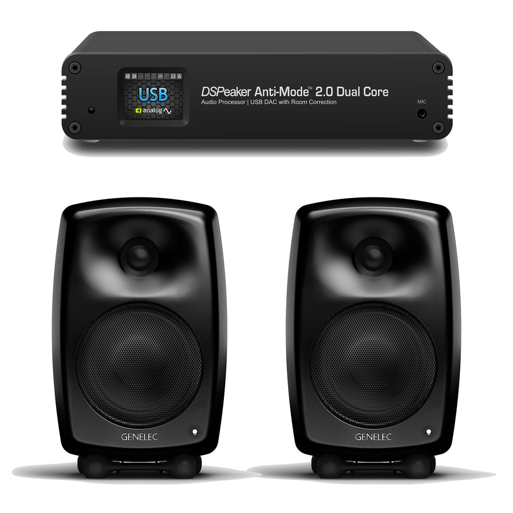 Genelec G Three pair + Antimode Dual Core 2.0