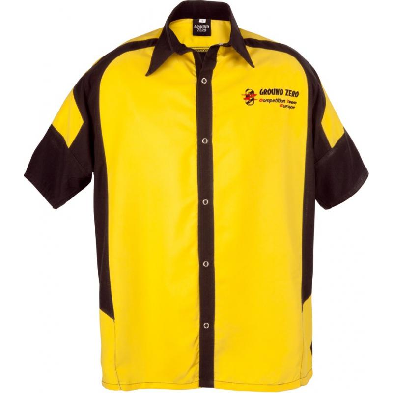 Ground Zero yellow black competition T-shirt 2013 (M, XL)