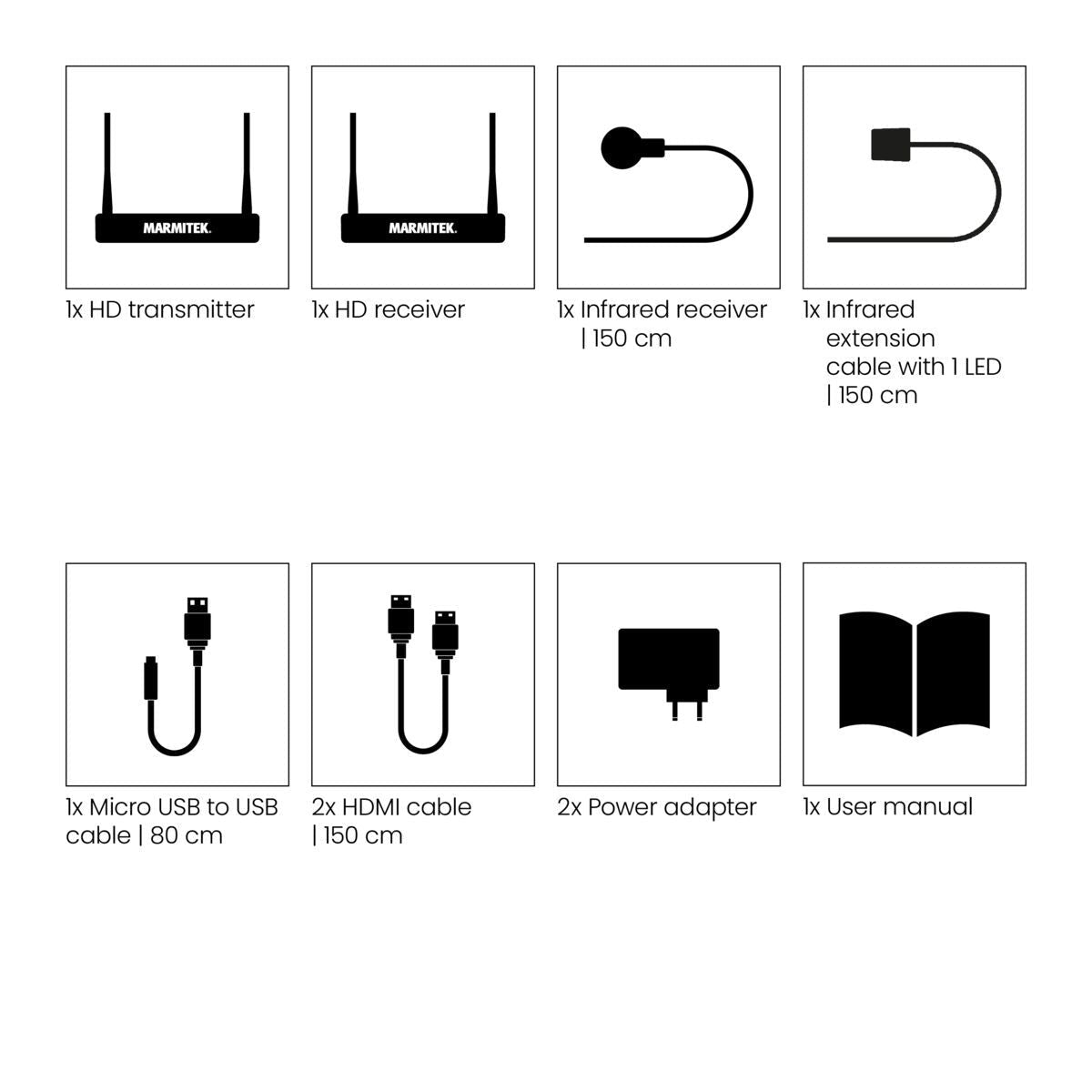 Marmitek TV Anywhere Langaton Full - HD HDMI - järjestelmä - Audiokauppa.fi