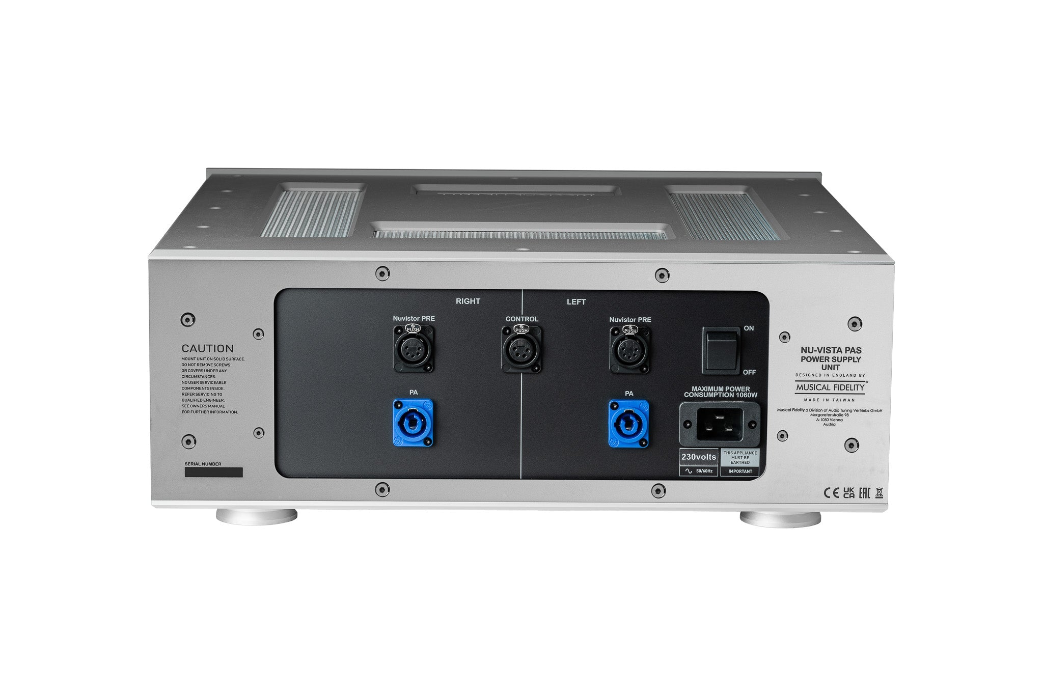 Musical Fidelilty Nu - Vista PAS stereo päätevahvistin - Audiokauppa.fi