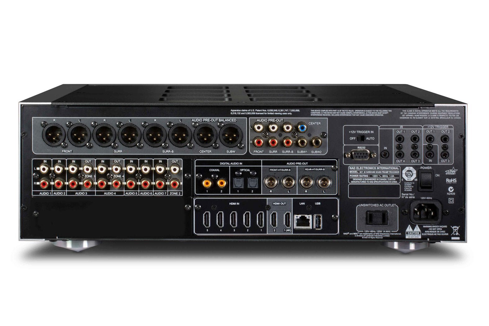 NAD Masters M17 V2i surround etuvahvistin - Audiokauppa.fi