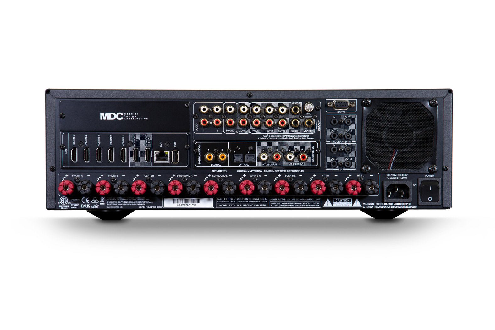 NAD T778 AV - vahvistin - Audiokauppa.fi