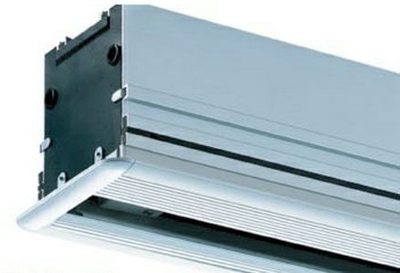 Grandview Ceiling Integrated tab-tension screen.