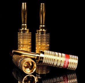 NorStone gold banana plugs set (4kpl) - Audiokauppa.fi