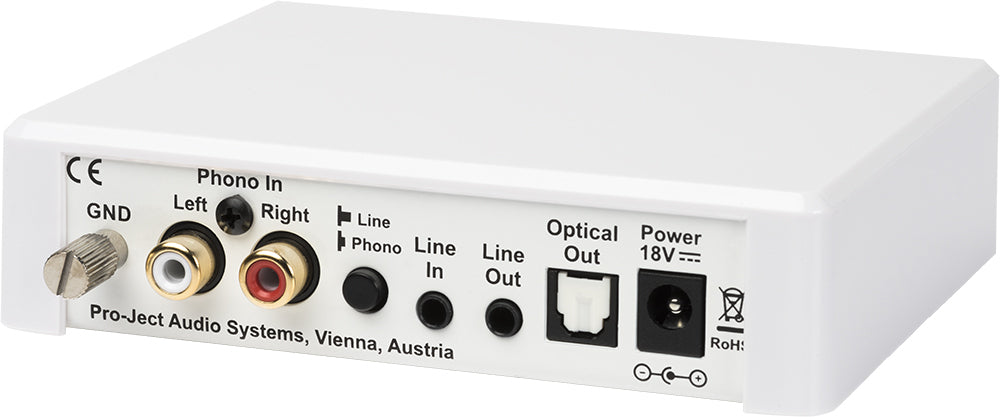 Pro-Ject Optical Box E Phono, turntable preamplifier with optical connection