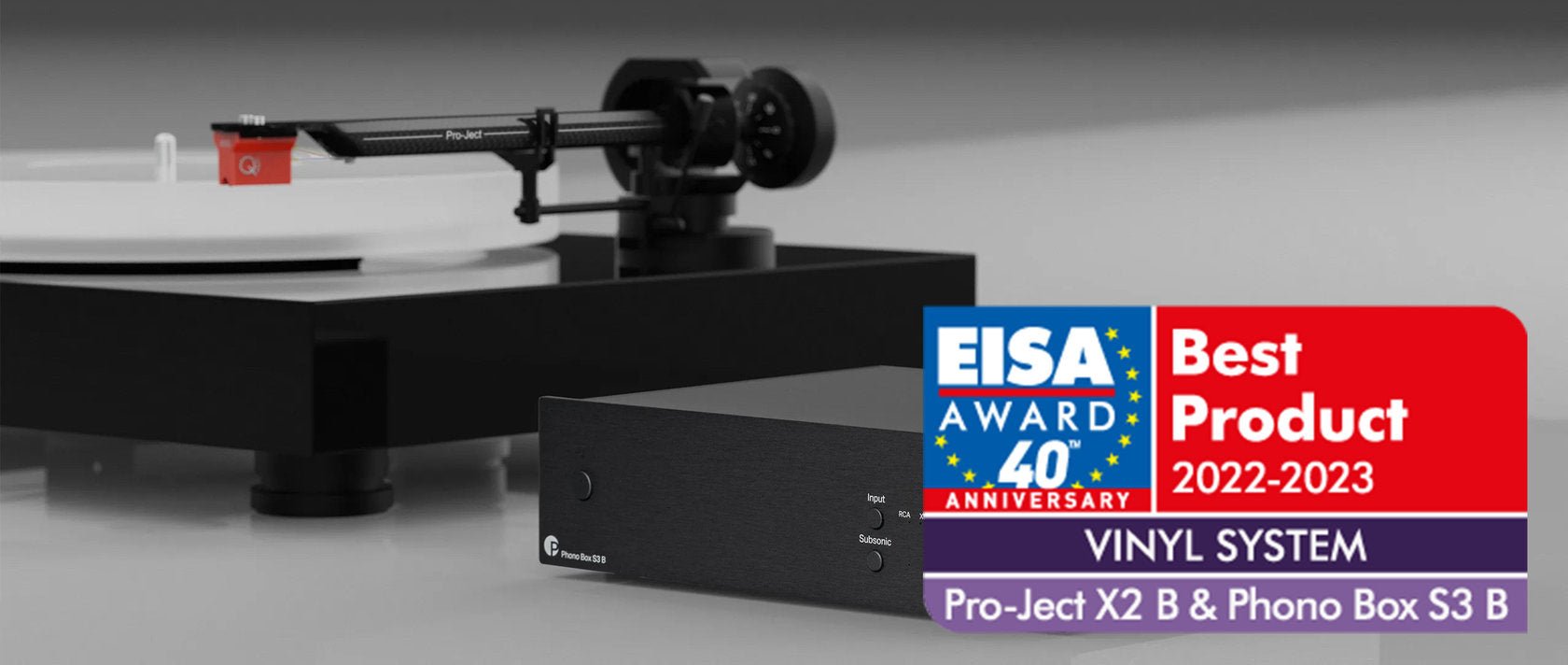 Pro - Ject X2 B levysoitin, ilman äänirasiaa - Audiokauppa.fi