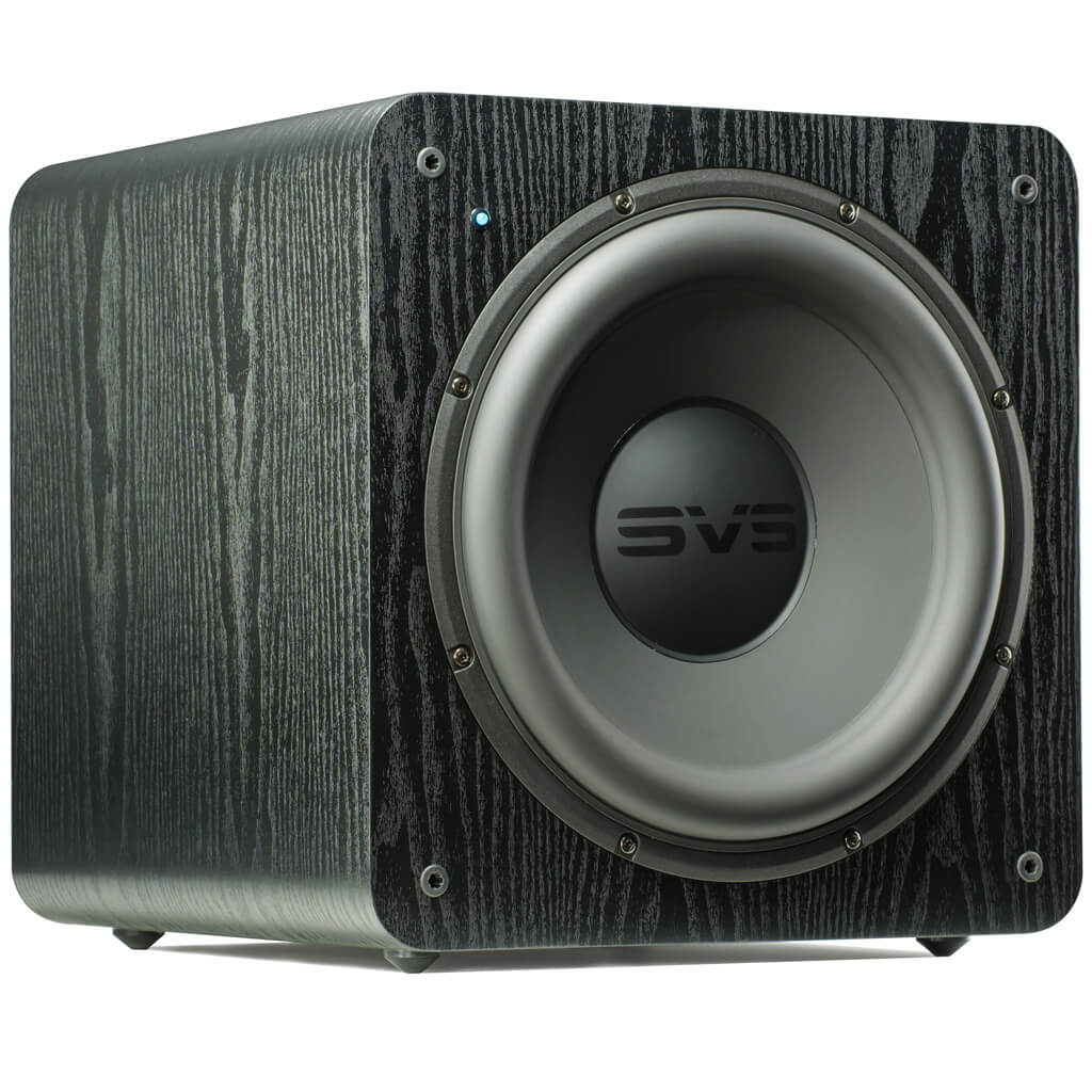 SVS SB-2000 subwoofer, vaihtolaite, Black Ash, sijainti Hyvinkää