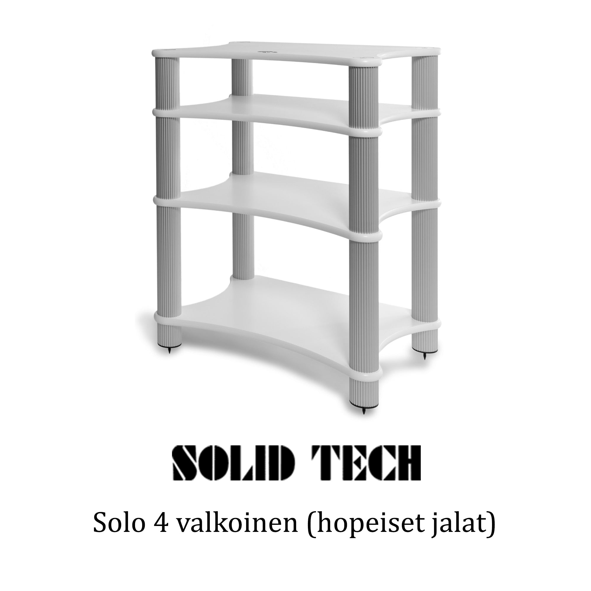 Solid Tech Radius Solo 4 hopeiset jalat - Audiokauppa.fi