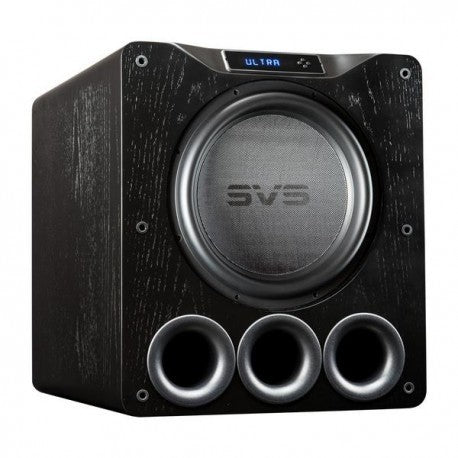 SVS PB16-Ultra aktiivisubwoofer, Black Ash, vaihtolaite.