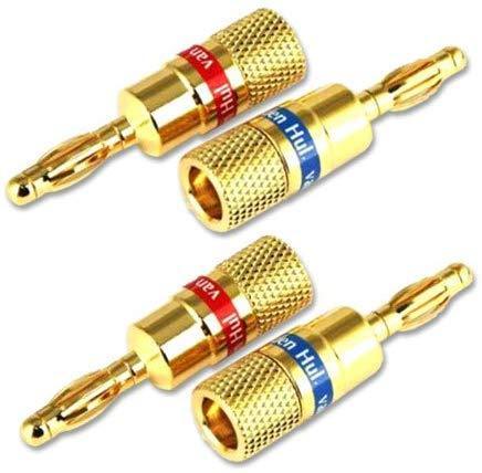 van den Hul DIY BAN banaaniliitin, 4 kpl paketti - Audiokauppa.fi