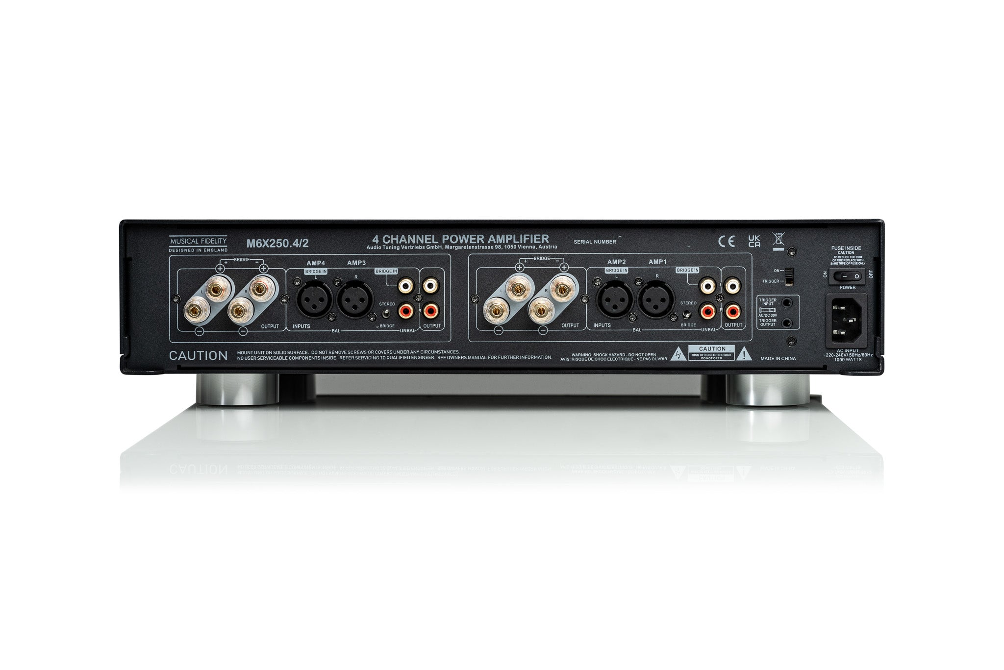 Musical Fidelity M6x 250.4/2 power amplifier