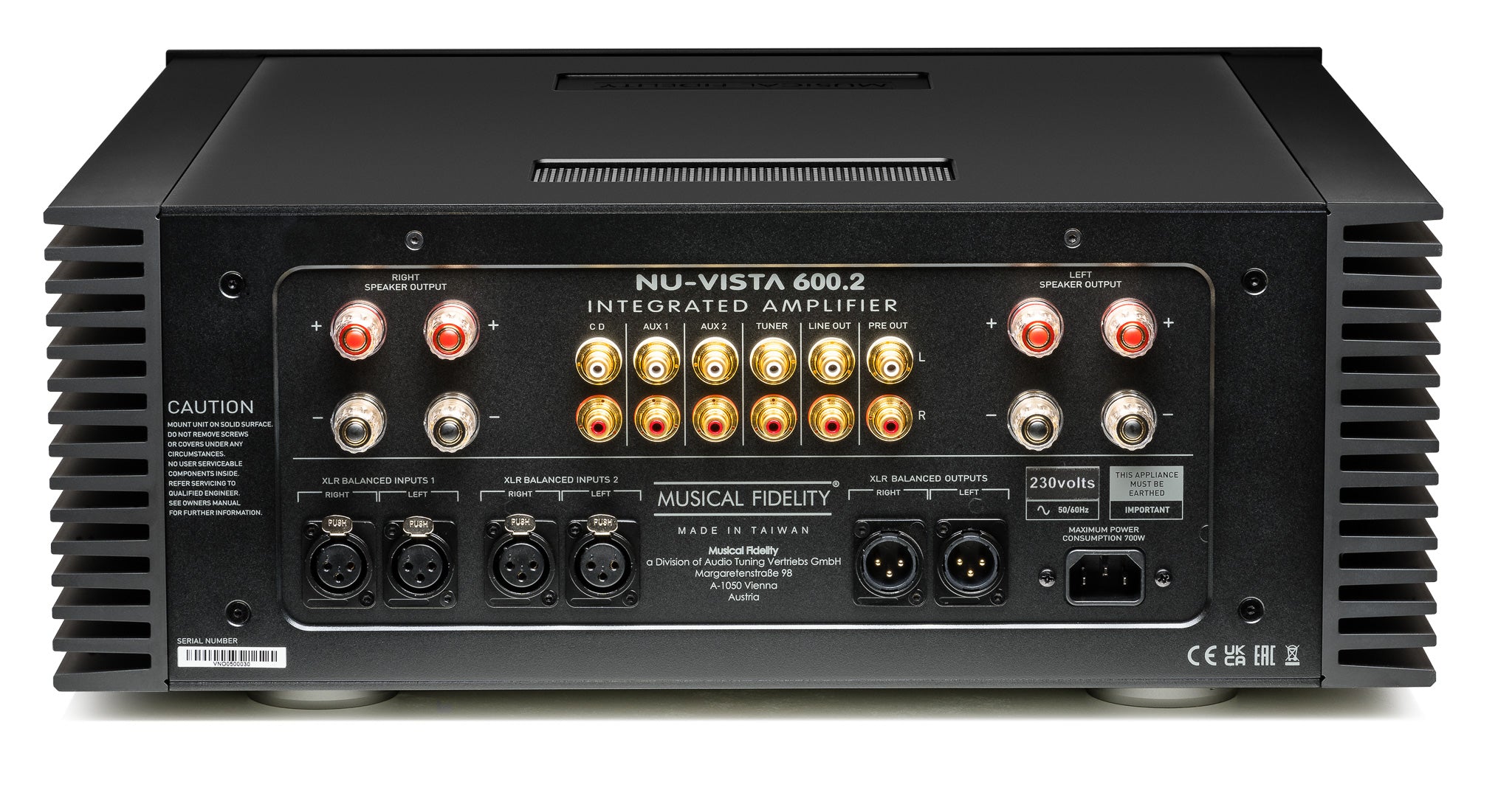 Musical Fidelity Nu-Vista 600.2 amplifier