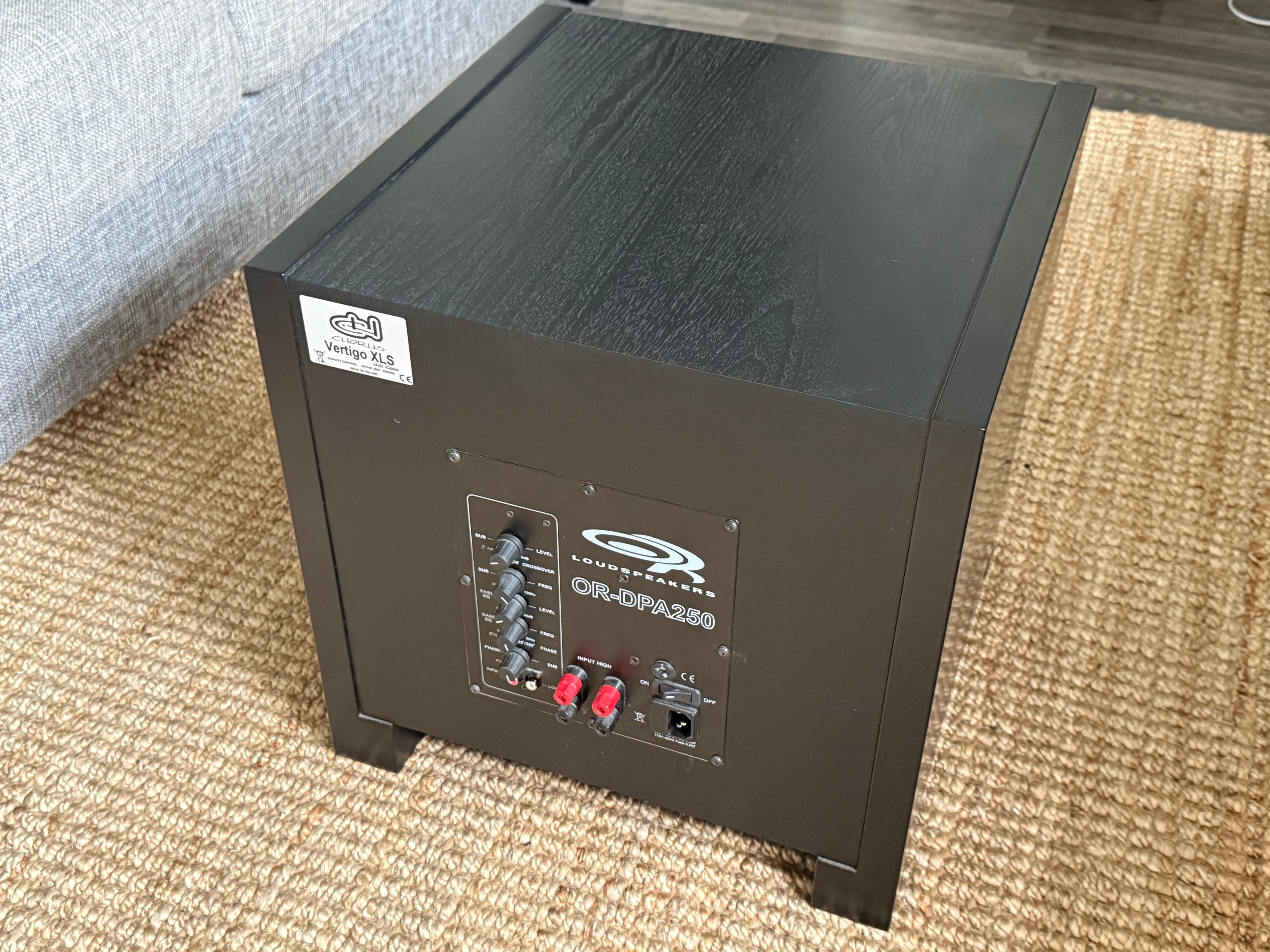 OR Chorus Vertigo XLS UcD Black Diamond subwoofer, sales account