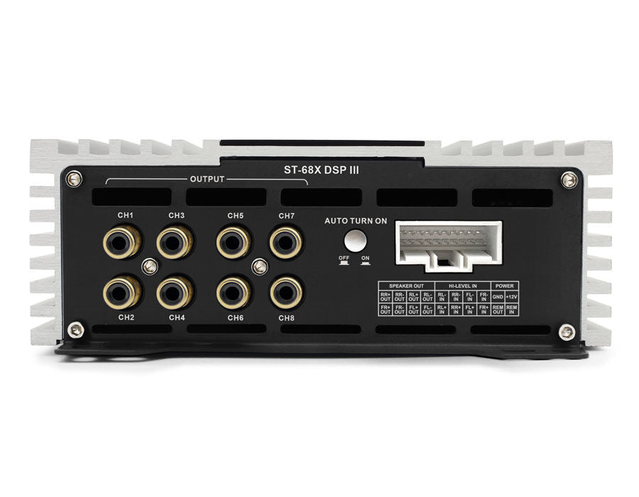 Zapco ST-68X DSP III 8-Ch. DSP/4-Ch. Plug & Play Amplifier, opt. HD-BT