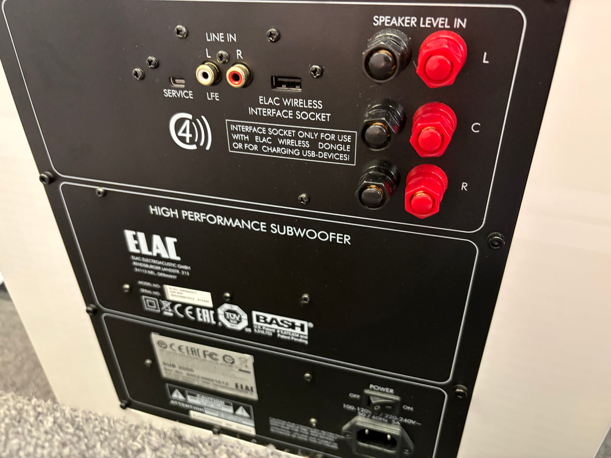 ELAC SUB 2050 – aktiivisubwoofer, vaihtolaite. Helsinki
