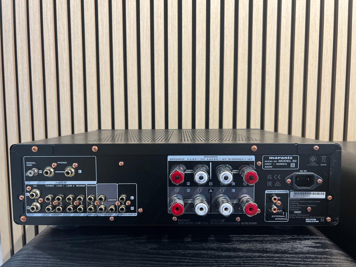 Marantz MODEL 50 musta stereovahvistin - vaihtolaite, Oulu