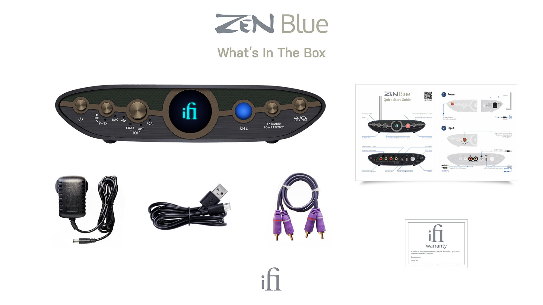 iFi Zen Blue 3 Bluetooth -lähetin/vastaanotin