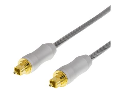 DELTACO Prime - Digital optical audio cable - TOSLINK male to TOSLINK male