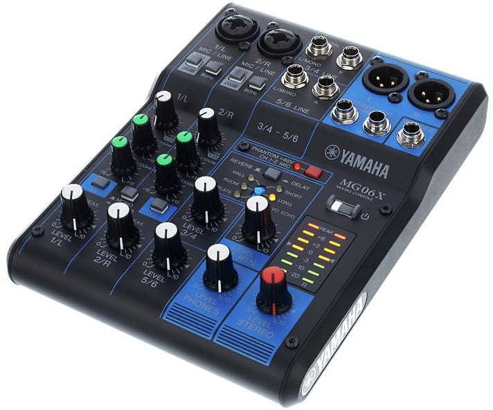 Yamaha MG06X analog mixer 