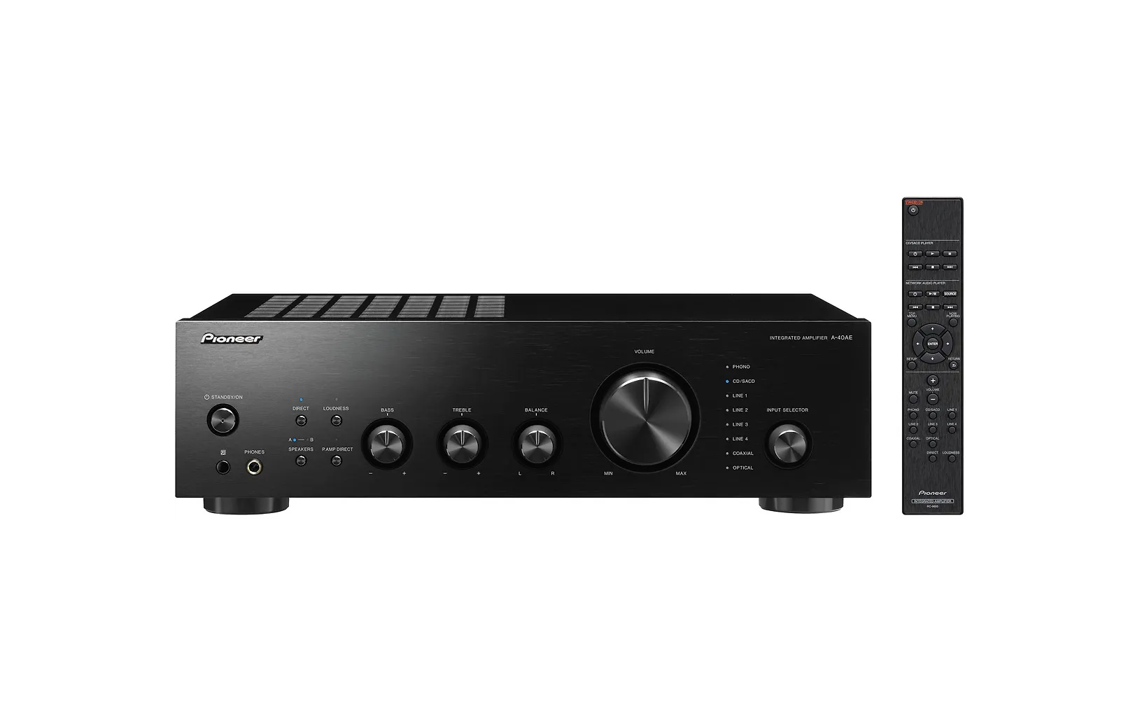 Pioneer A-40AE -stereovahvistin, vaihtolaite