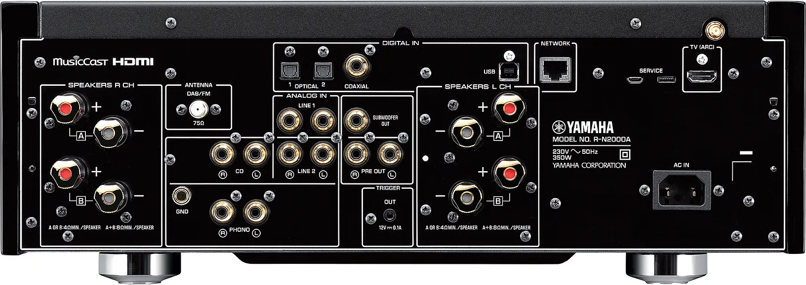 Yamaha R-N2000A network amplifier, unused exhibition demo