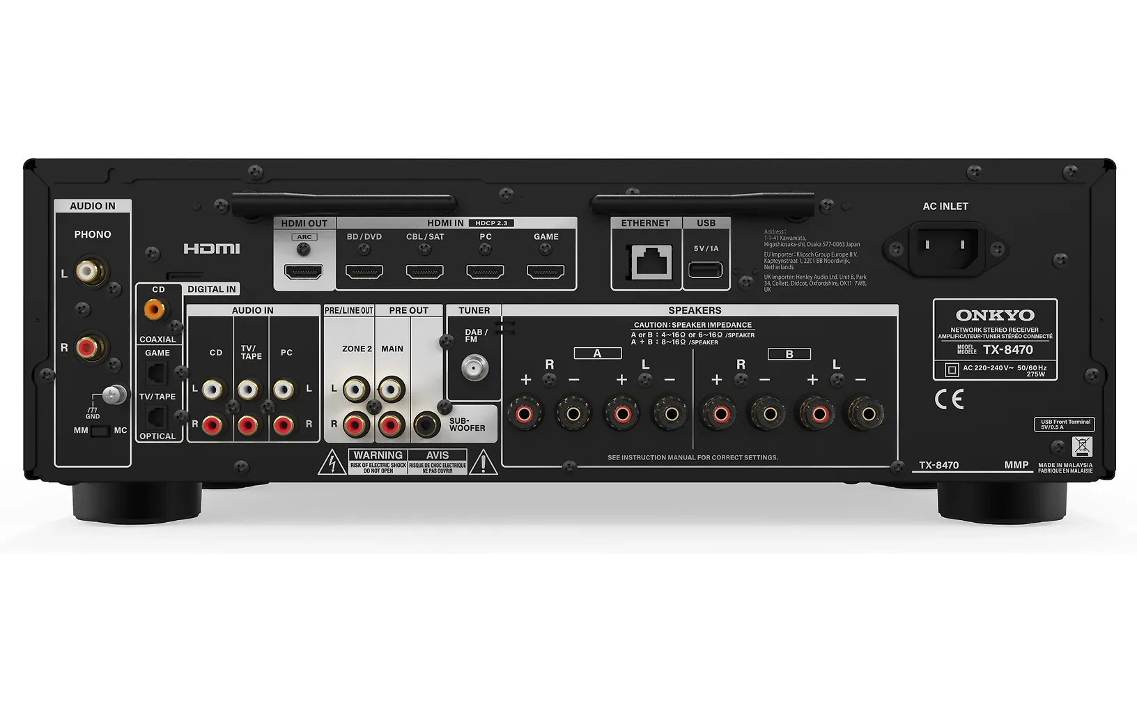 Onkyo TX-8470 verkkovahvistin