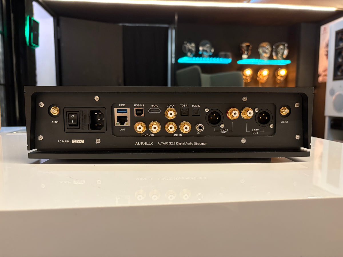 Auralic Altair G2.2 verkkosoitin / DAC, vaihtolaite. Helsinki