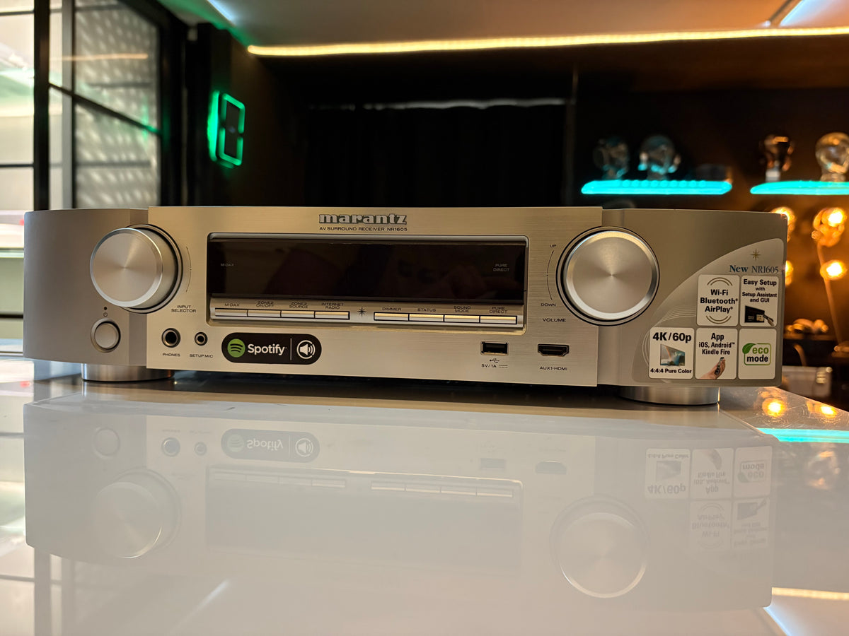 Marantz NR1605 – AV-vahvistin, vaihtolaite. Helsinki