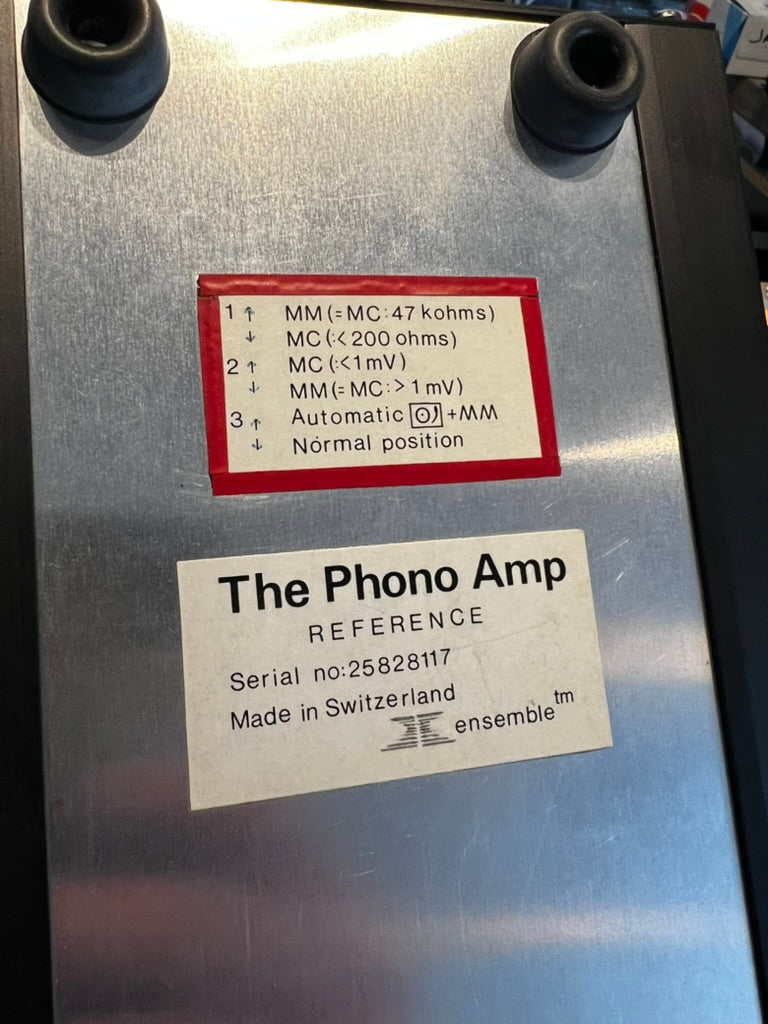 Ensemble (Santtu Engineering) The Phono Amp Reference, vaihtolaite