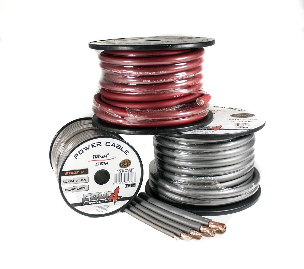 FOUR Connect 4-800217 STAGE2 50mm2 OFC power cable red