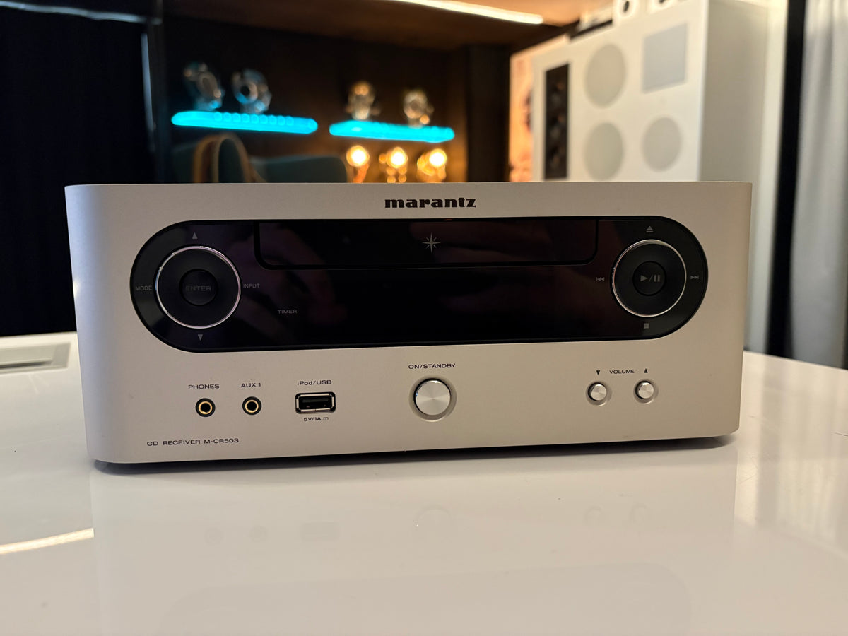 Marantz M-CR503 – CD-viritinvahvistin/radio, vaihtolaite. Helsinki