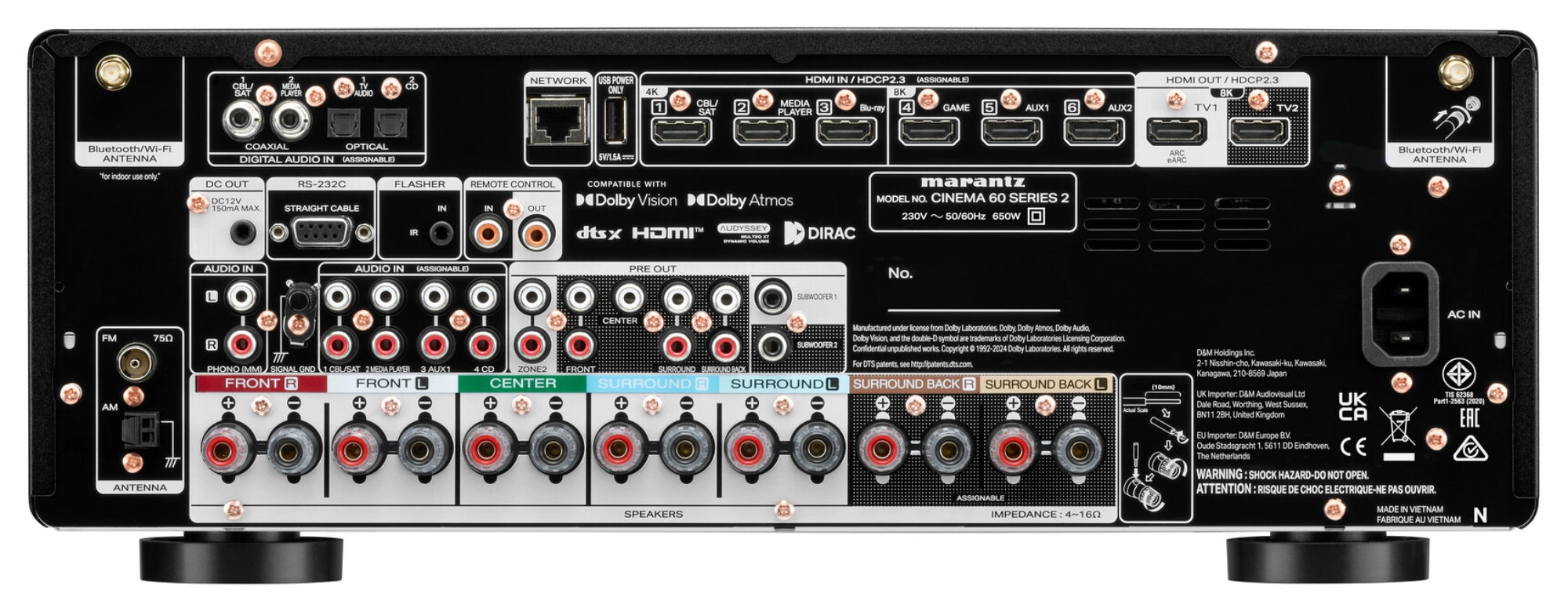 Marantz Cinema 60 DAB Series 2 AV-viritinvahvistin