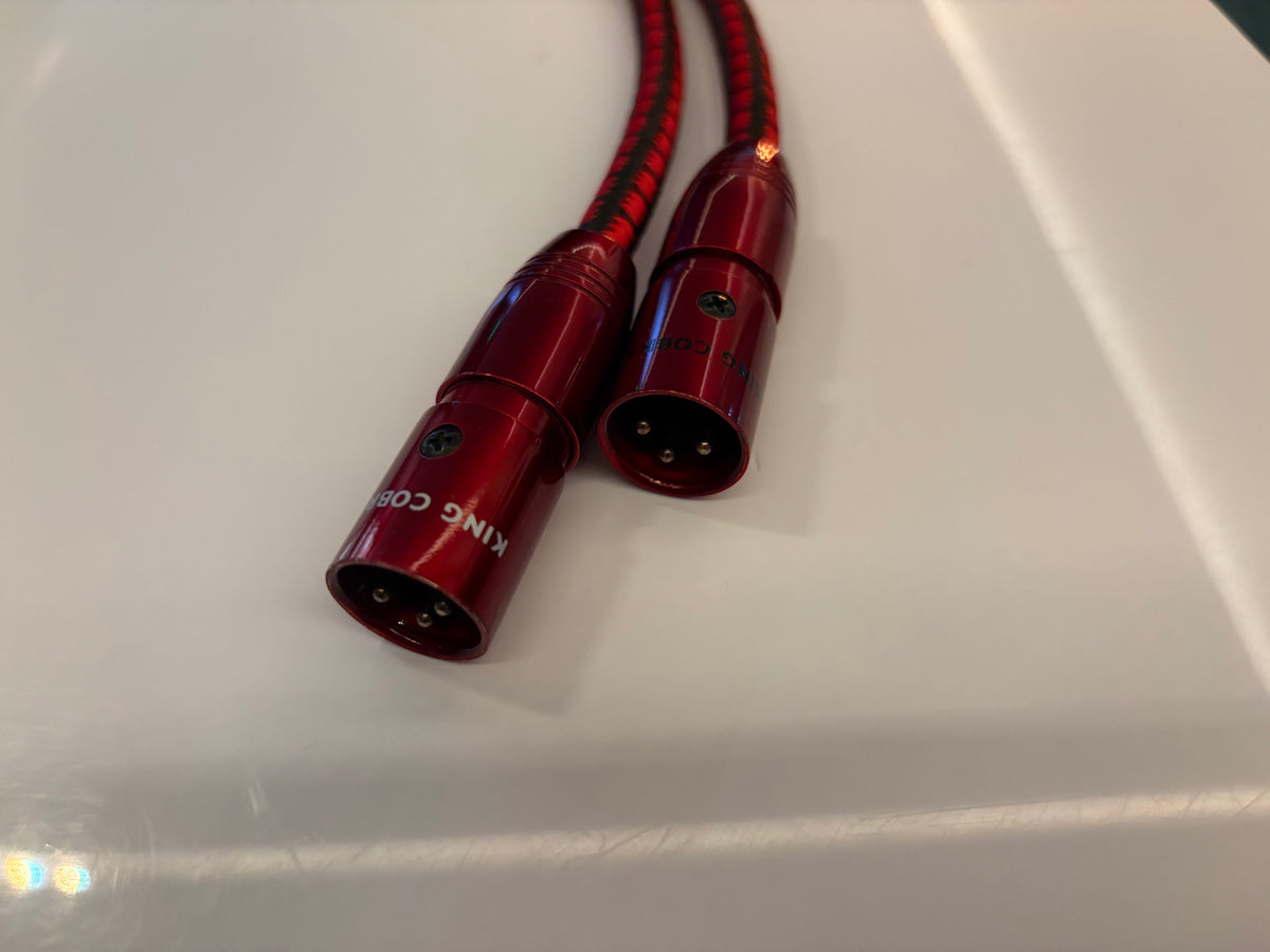 AudioQuest King Cobra RCA–XLR 0,5 m. Vaihtolaite. Helsinki