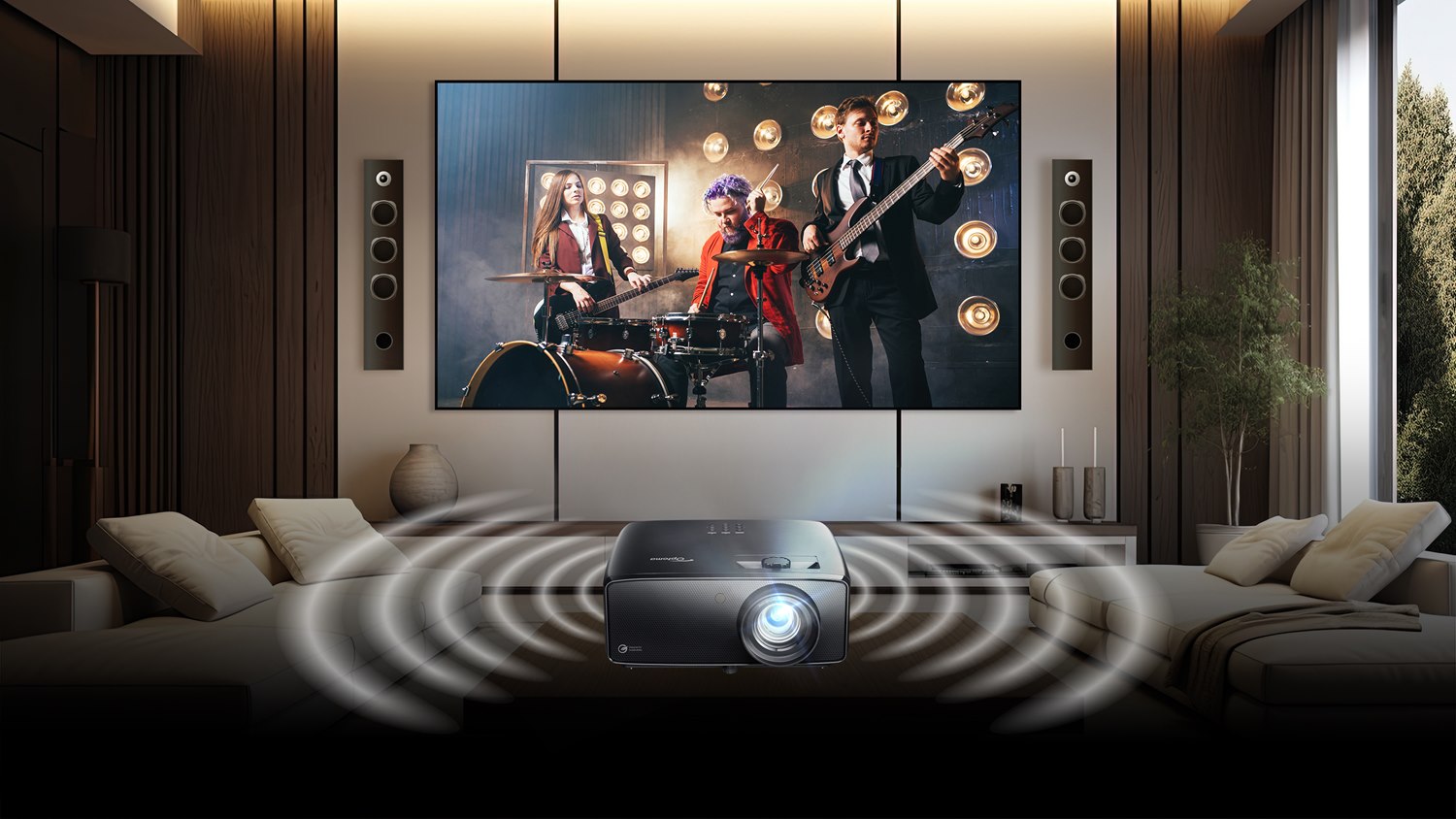 Optoma UHZ58LV 4K Dual Laser projector