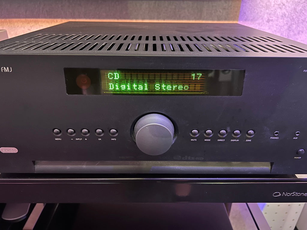 Arcam SR250 stereo AV-vahvistin, vaihtolaite