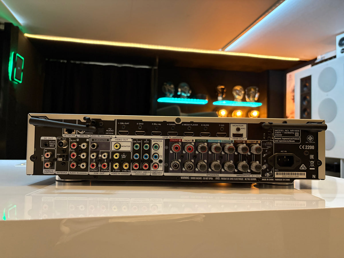 Marantz NR1605 – AV-vahvistin, vaihtolaite. Helsinki