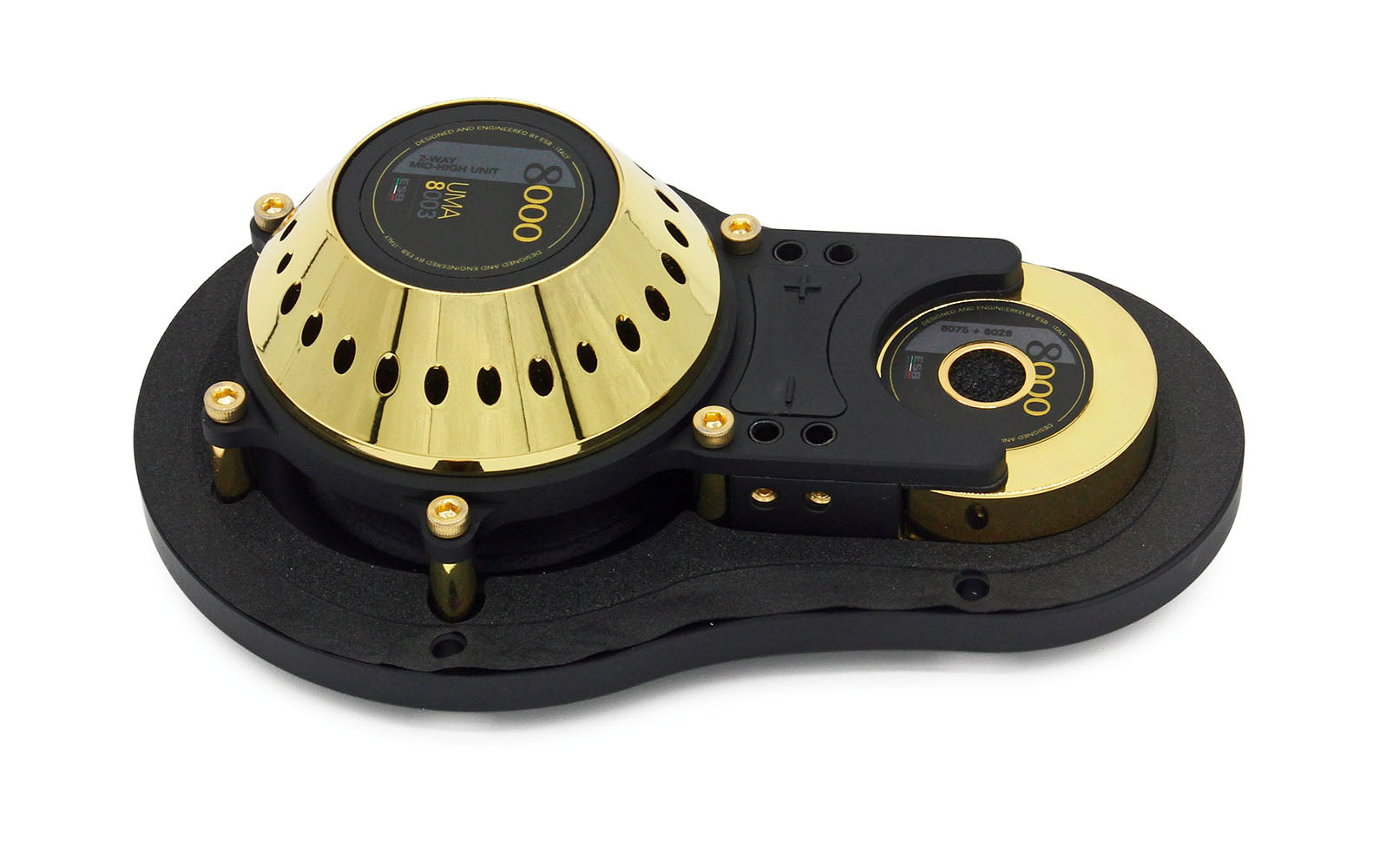 ESB Audio 8.003UMA Mid-High Unit, 3"/75 mm Mid. + 1.1"/28 mm Tw. (pair)