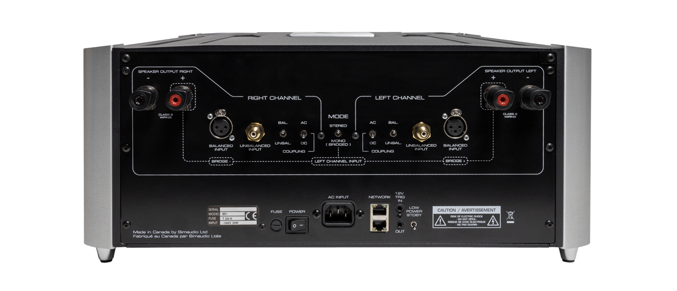 Simaudio MOON 861 North Collection päätevahvistin