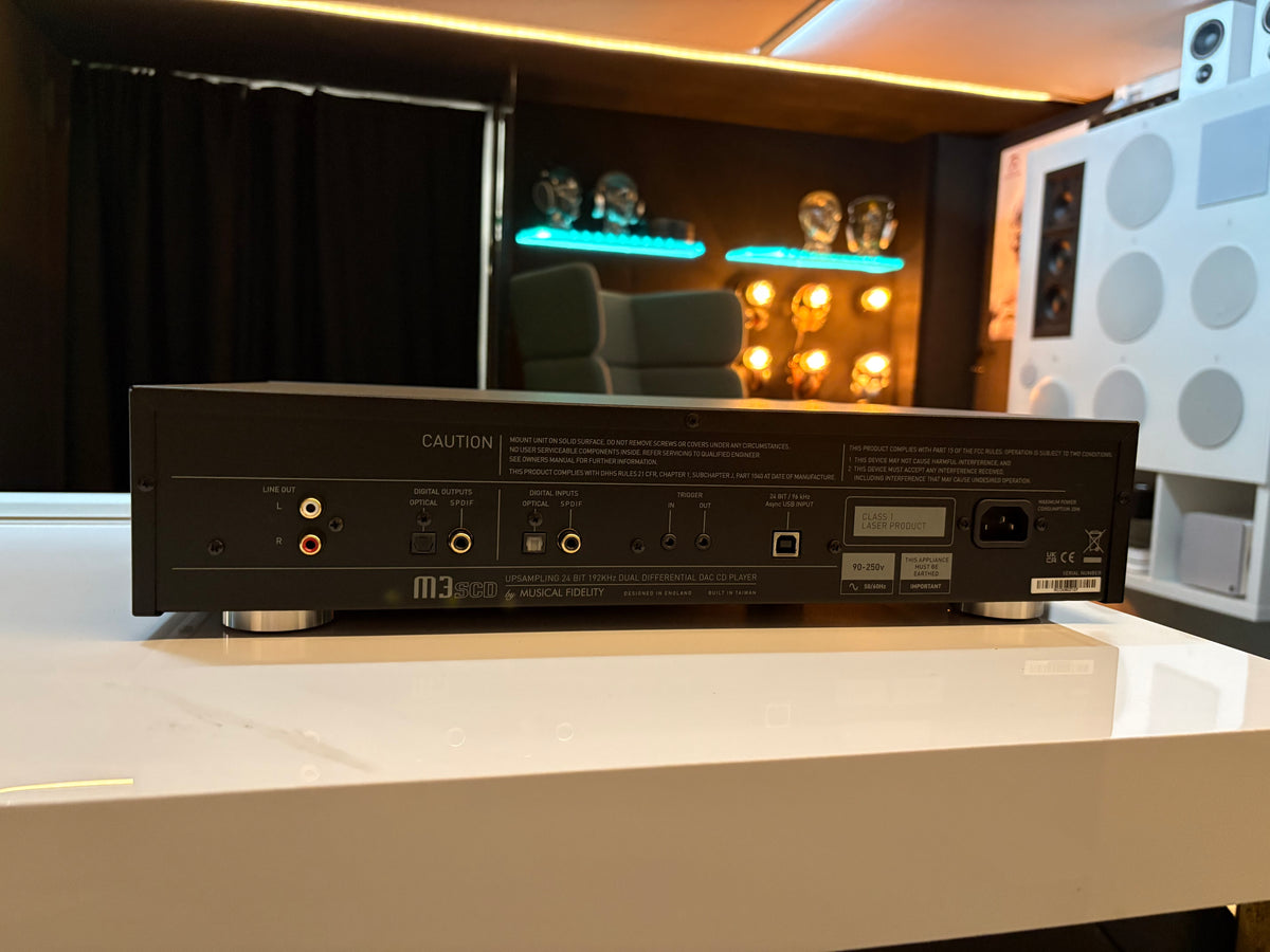 Musical Fidelity M3sCD cd-soitin, vaihtolaite. Helsinki