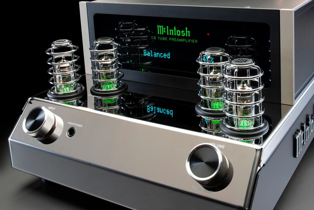 McIntosh C8 putkiesivahvistin, demo