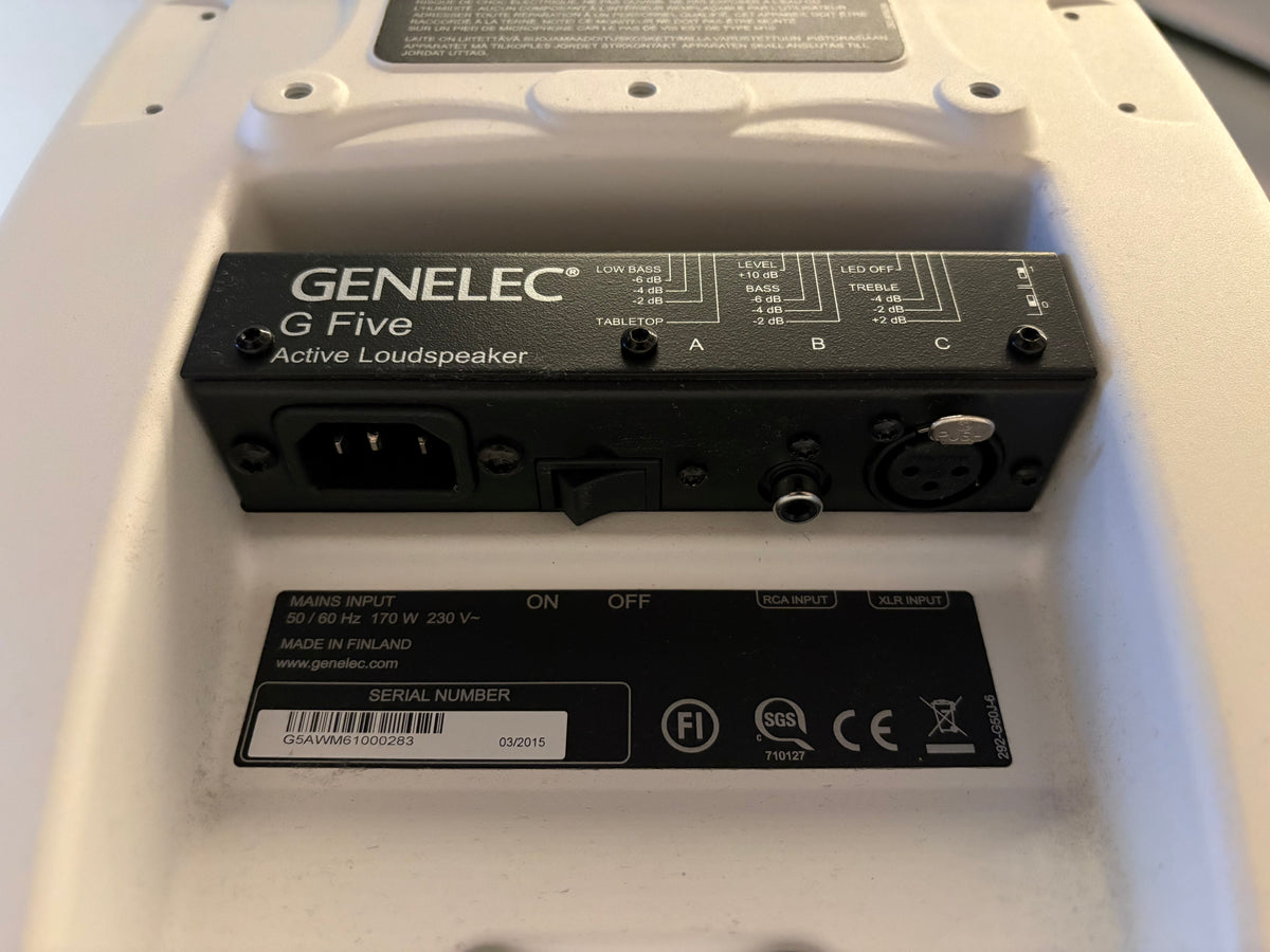 Genelec G Five aktiivikaiutin, vaihtolaite. Helsinki