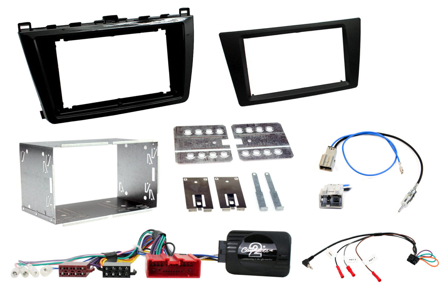 Mazda 6, 2010 – 2013 2-DIN player installation kit