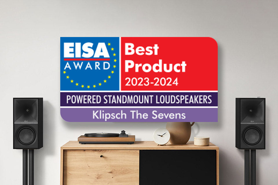A pair of Klipsch The Sevens active speakers