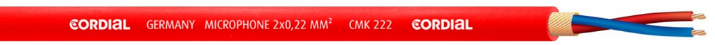 Cordial CMK 222 mikrofonikaapeli, metri