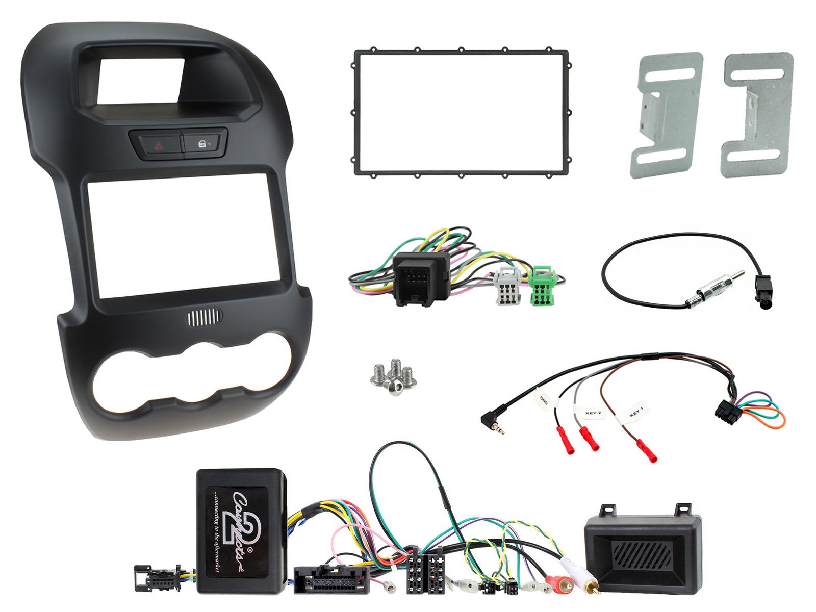 2-Din Kit Ford Ranger 2012-2016 CTKFD40C 