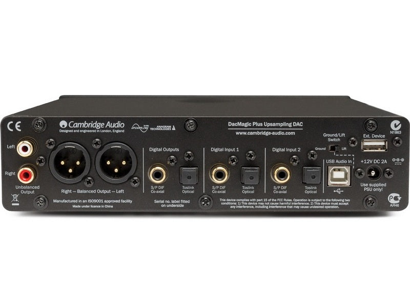 Cambridge Audio DacMagic Plus, vaihtolaite